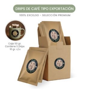 Drips de café Tipo exportación 50 gr.